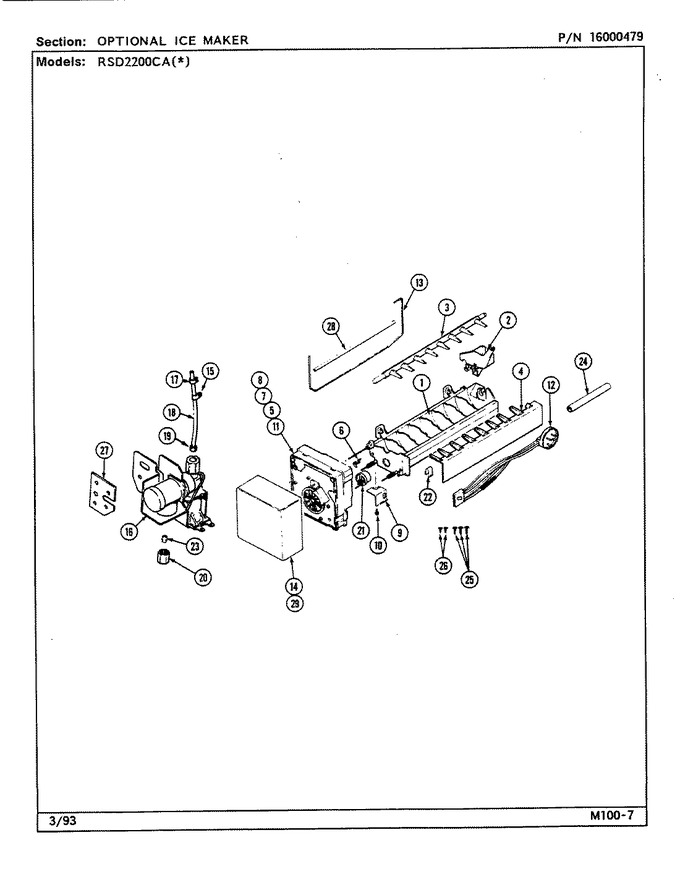 Diagram for RSD2200CAL (BOM: DM12A)