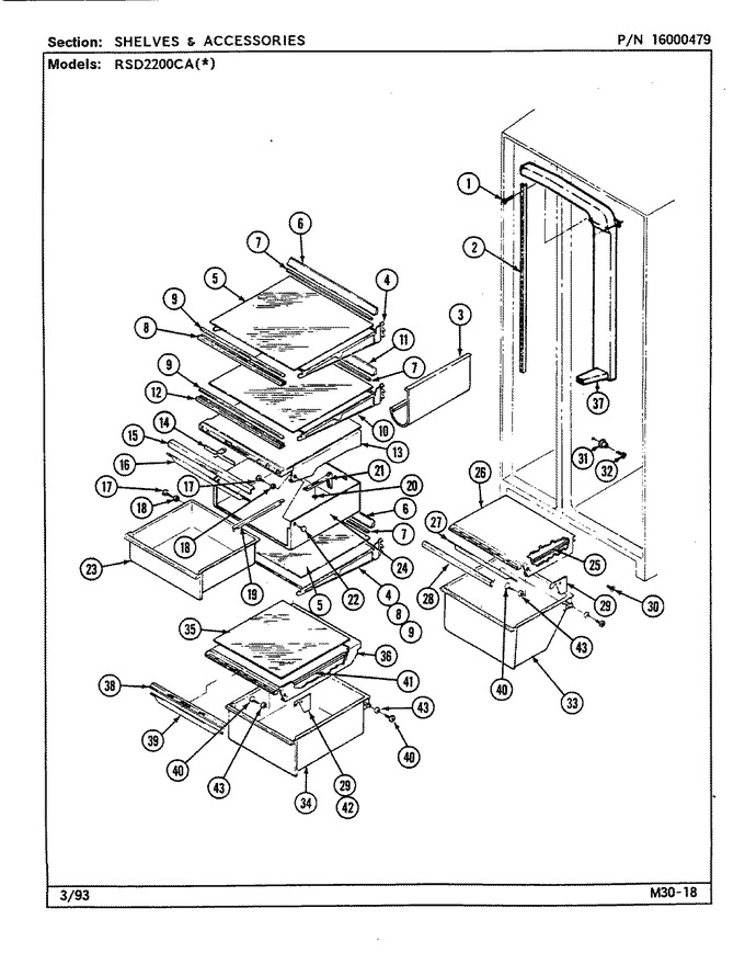 Diagram for RSD2200CAL (BOM: DM12A)
