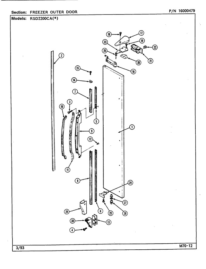 Diagram for RSD2200CAL (BOM: DM12A)