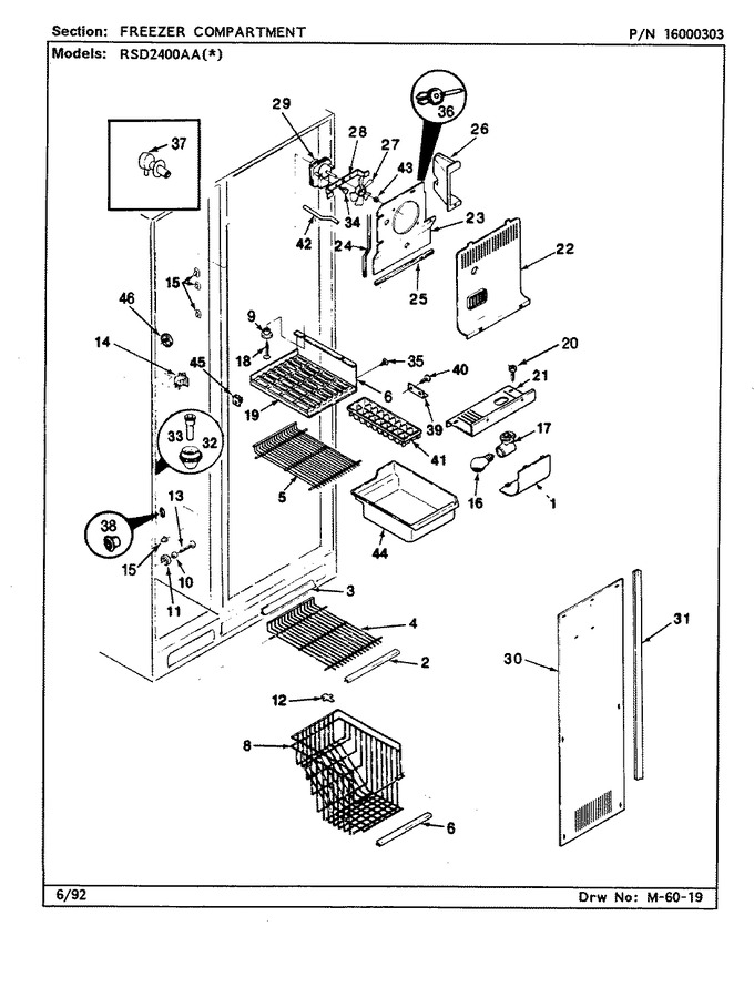 Diagram for RSD2400AAL (BOM: CM41B)