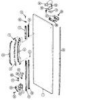 Diagram for 06 - Fresh Food Outer Door