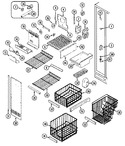 Diagram for 01 - Freezer Compartment