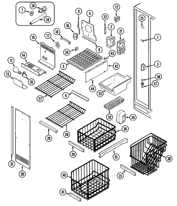 Diagram for RSD2400EAM
