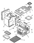Diagram for 04 - Main Top And Oven Assy