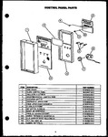 Diagram for 01 - Control Panel Parts