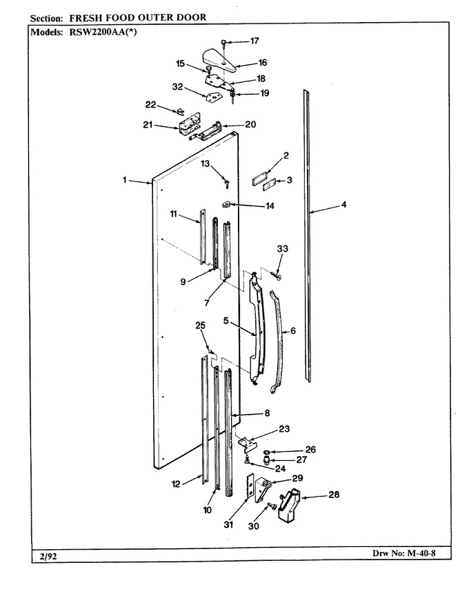 Diagram for RSW2200AAL (BOM: CM31A)