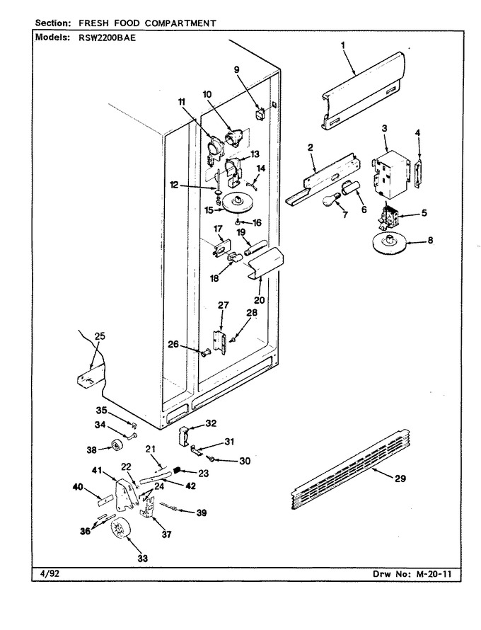 Diagram for RSW2200BAE (BOM: CM36A)