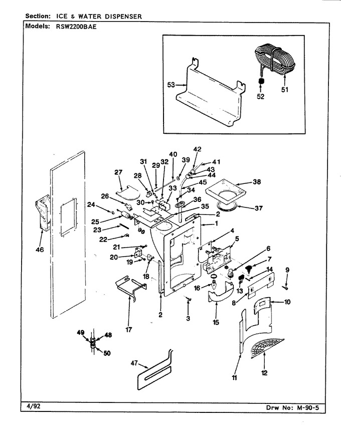Diagram for RSW2200BAE (BOM: CM36A)