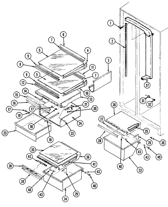 Diagram for RSW2200CAL (BOM: DM37A)