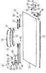Diagram for 05 - Fresh Food Outer Door