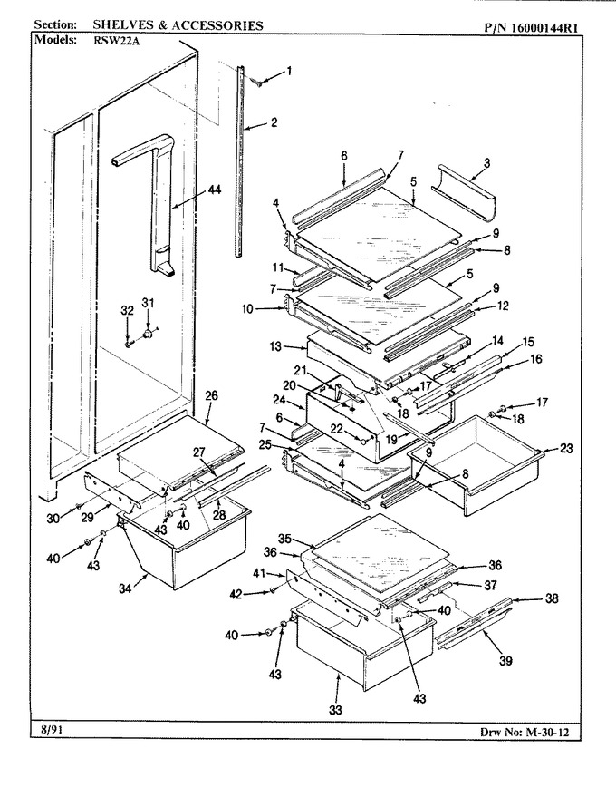 Diagram for RSW22A (BOM: AM31D)