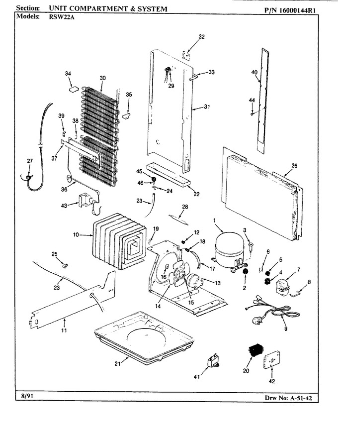 Diagram for RSW22A (BOM: BM31B)