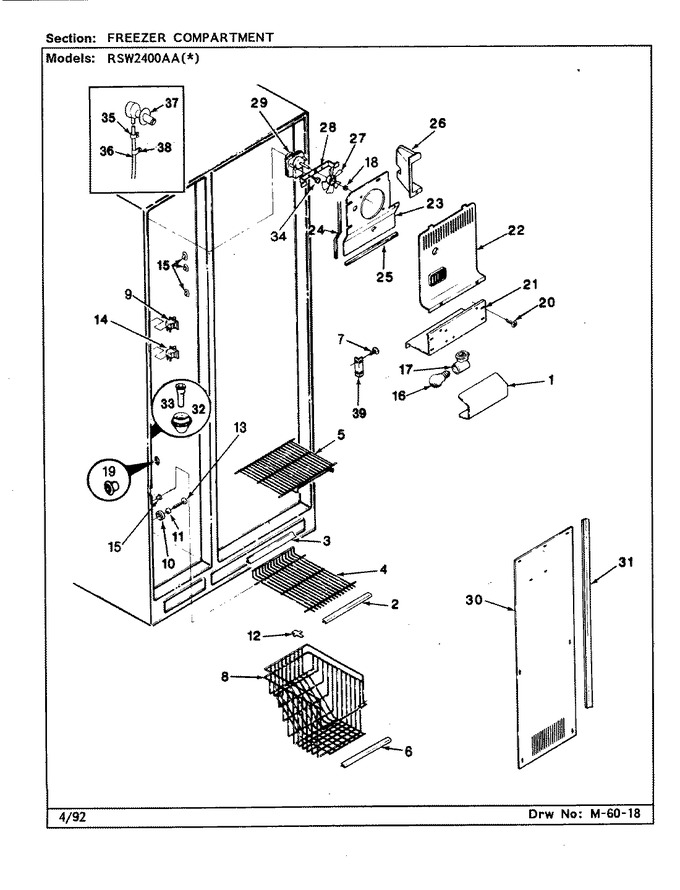 Diagram for RSW2400AAL (BOM: CM81A)