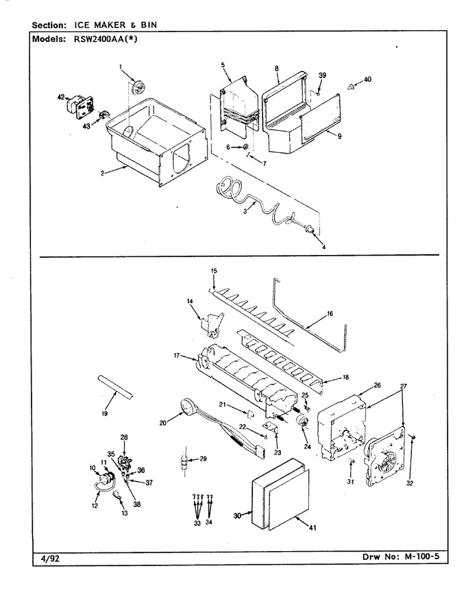 Diagram for RSW2400AAW (BOM: CM81A)