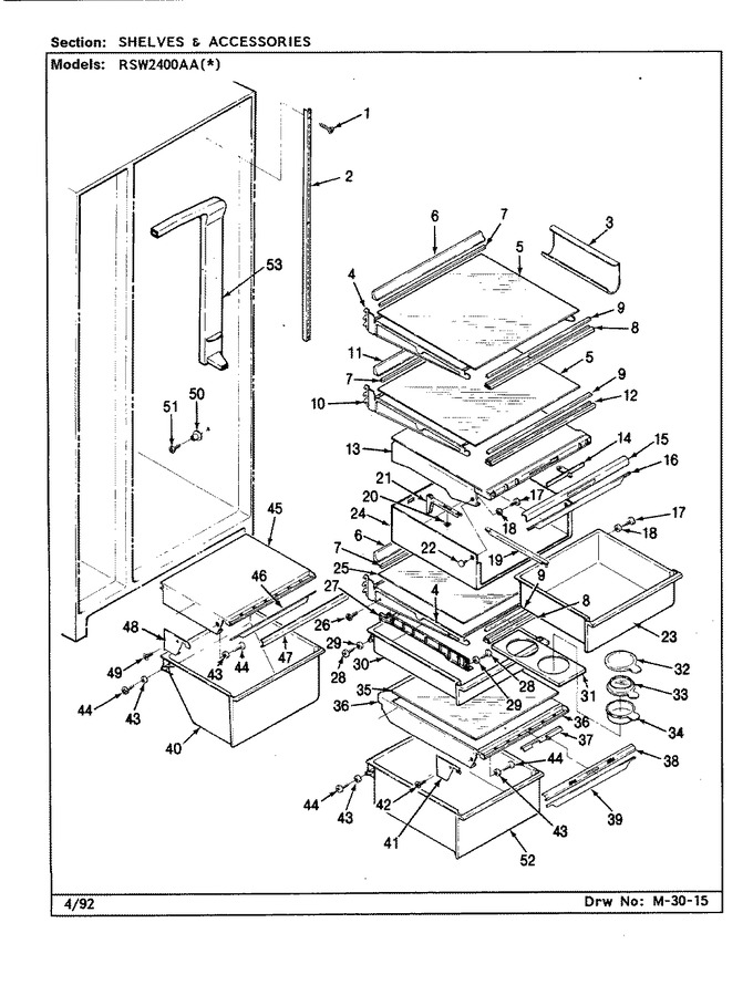 Diagram for RSW2400AAL (BOM: CM81A)