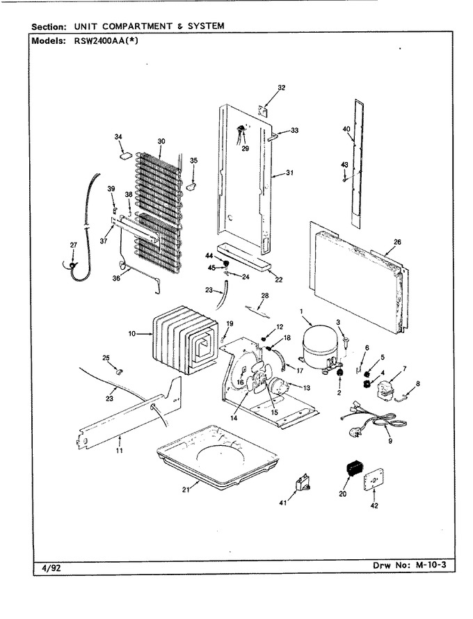 Diagram for RSW2400AAW (BOM: CM81A)