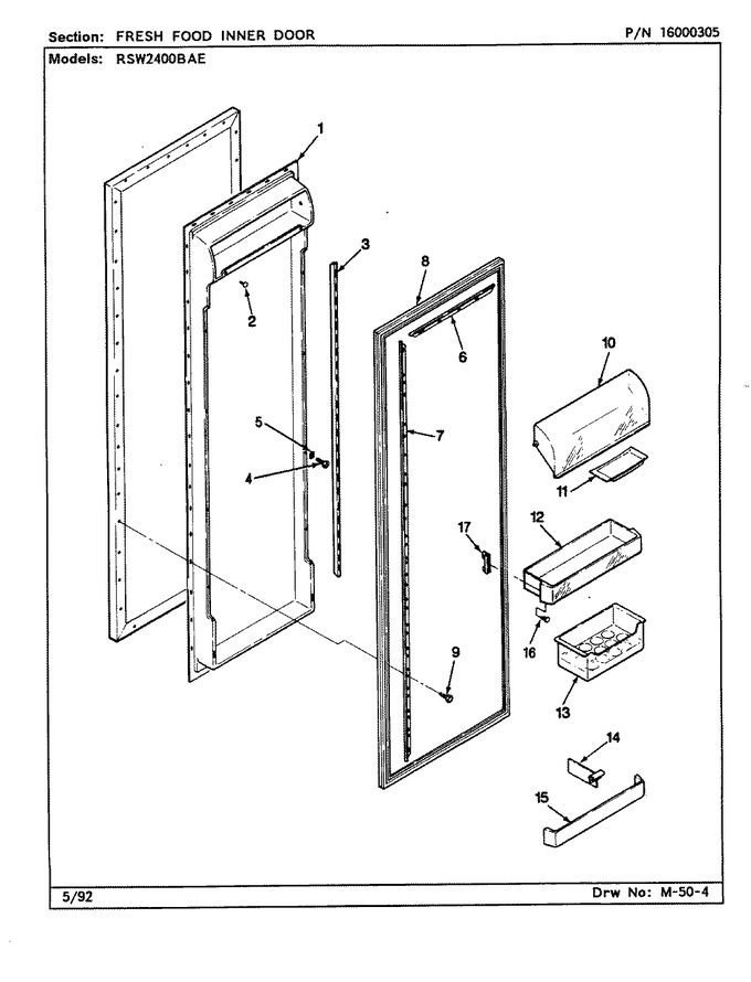 Diagram for RSW2400BAE (BOM: CM86A)