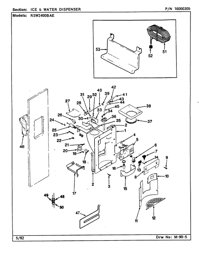 Diagram for RSW2400BAE (BOM: CM86A)