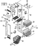 Diagram for 01 - Freezer Compartment