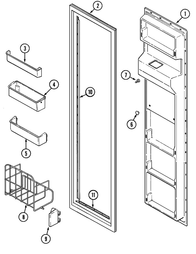 Diagram for RSW2400EAM