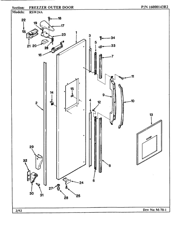 Diagram for RSW24A (BOM: AM81B)