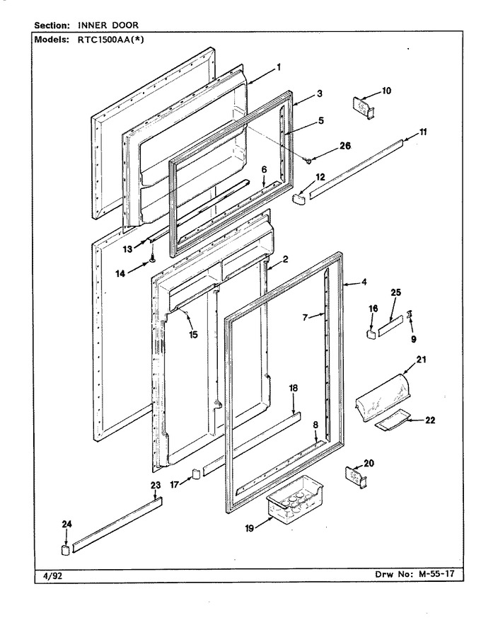 Diagram for RTC1500AAW (BOM: CH01A)