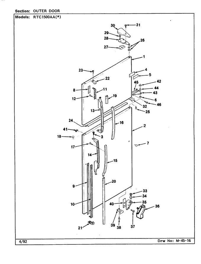 Diagram for RTC1500AAL (BOM: CH01A)