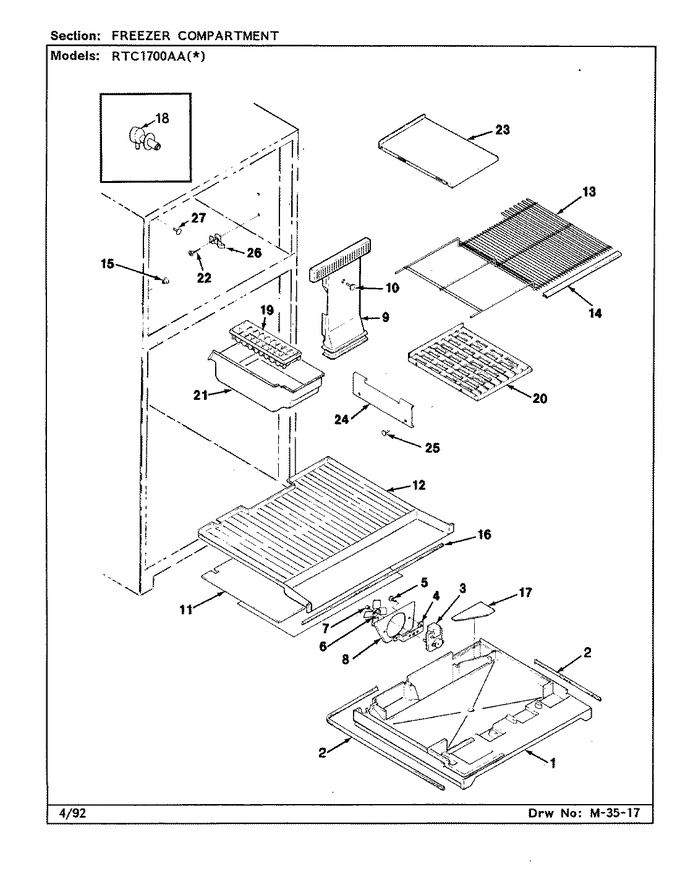 Diagram for RTC1700AAW (BOM: CH26A)