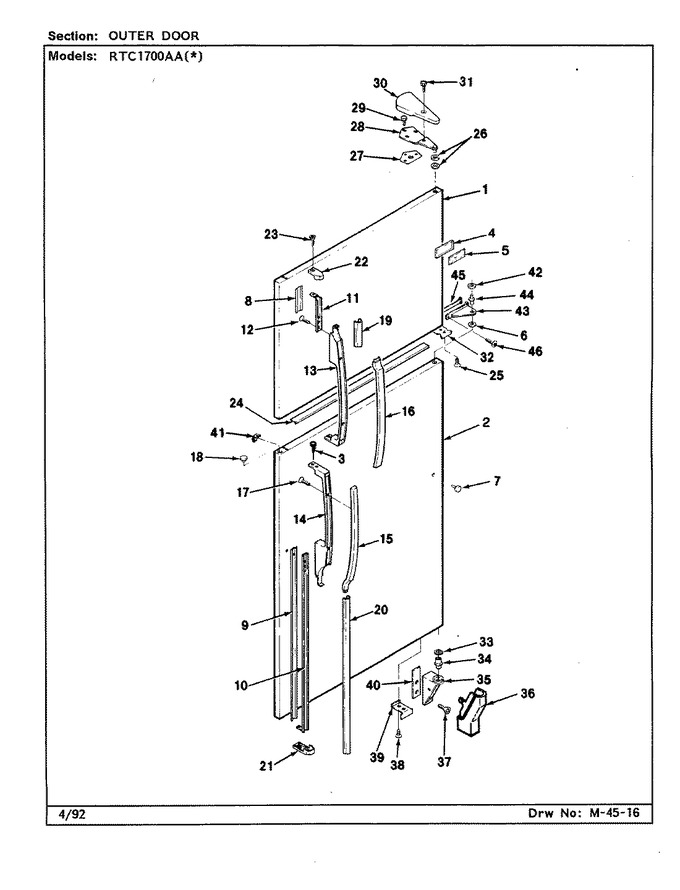 Diagram for RTC1700AAL (BOM: CH26A)