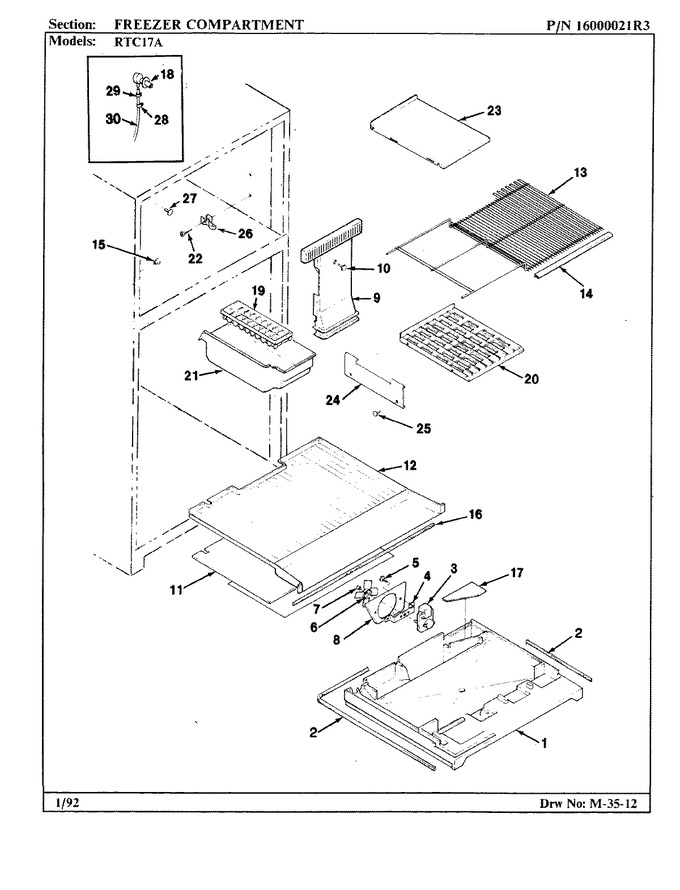 Diagram for RTC17A (BOM: AH26A)
