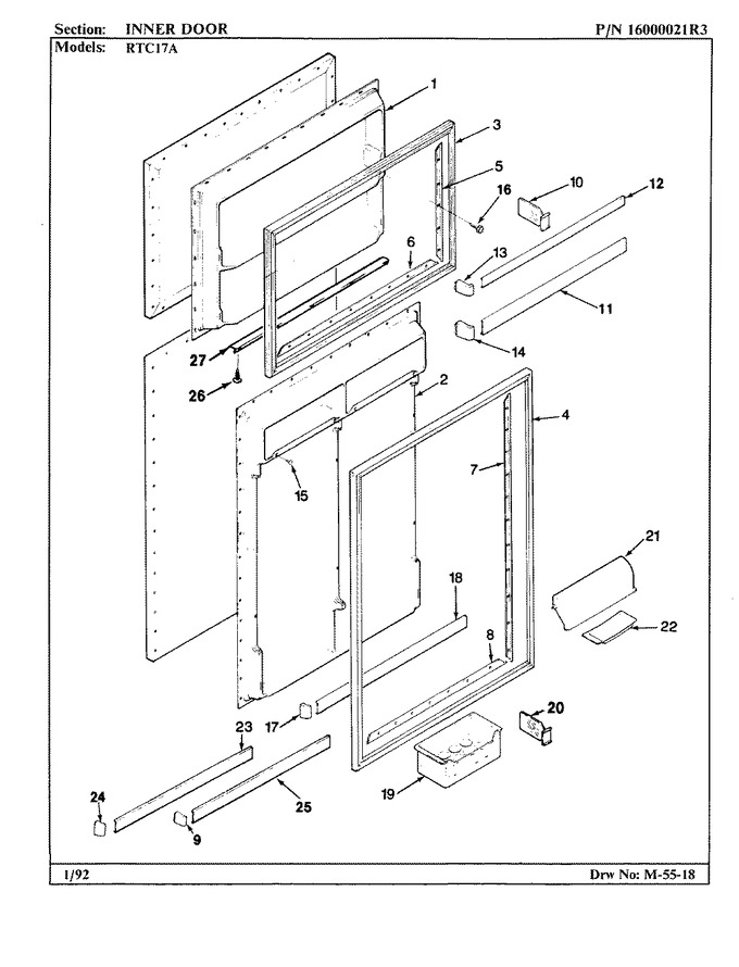 Diagram for RTC17A (BOM: BH26B)
