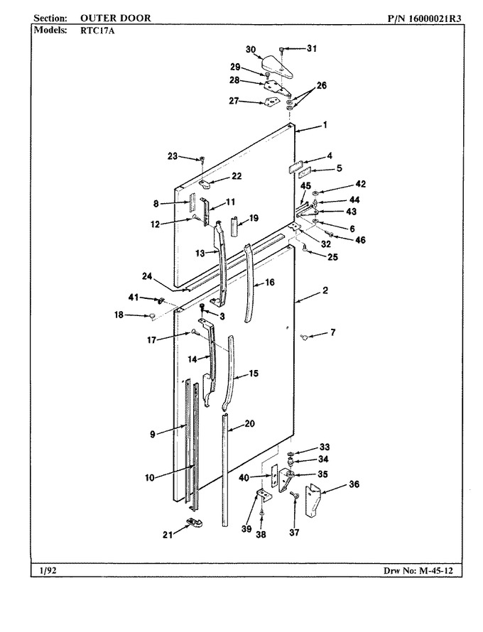 Diagram for RTC17A (BOM: BH26D)