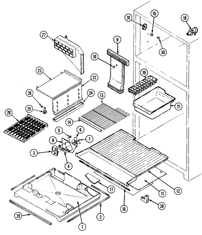Diagram for RTS1900CAE (BOM: DH51A)