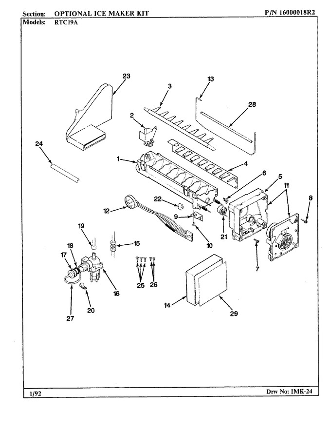 Diagram for RTC19A (BOM: BH55B)