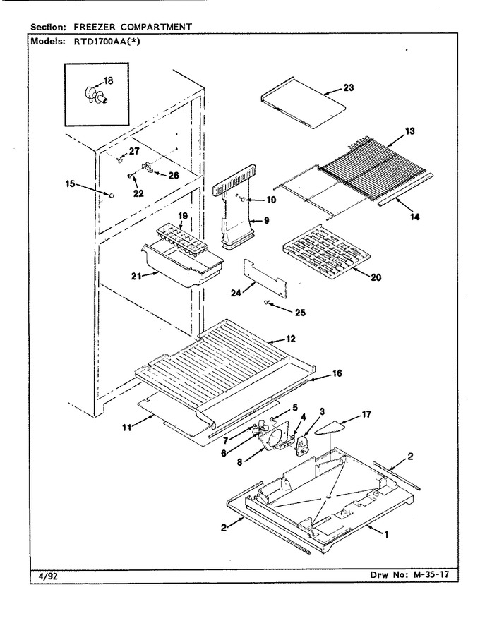 Diagram for RTD1700AAL (BOM: CH31B)