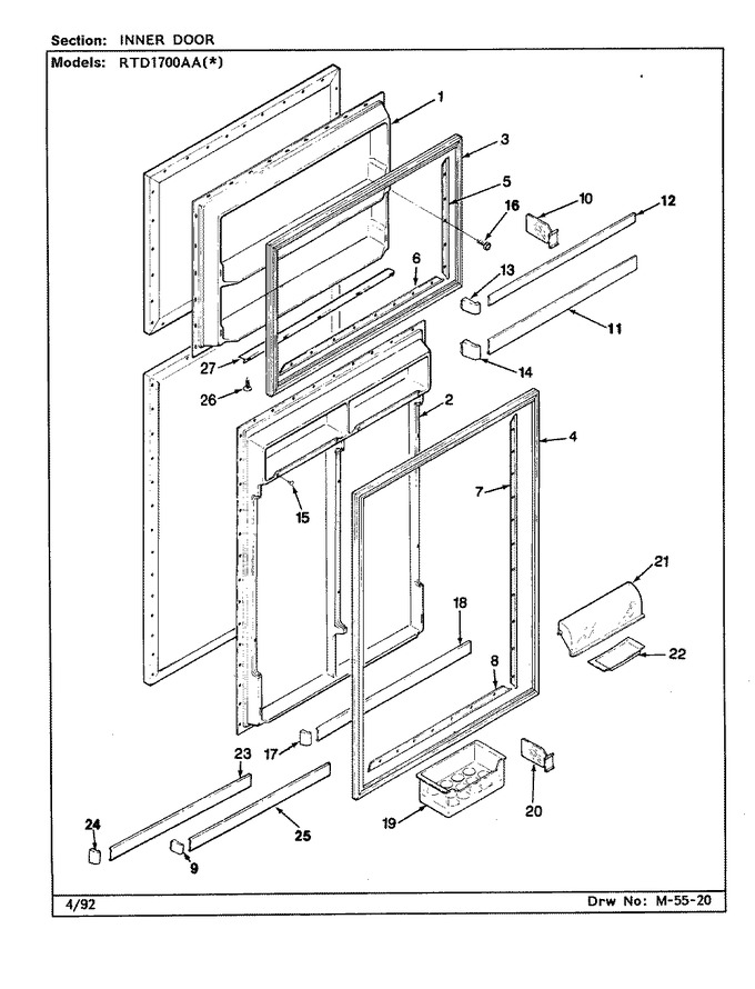 Diagram for RTD1700AAW (BOM: CH31A)