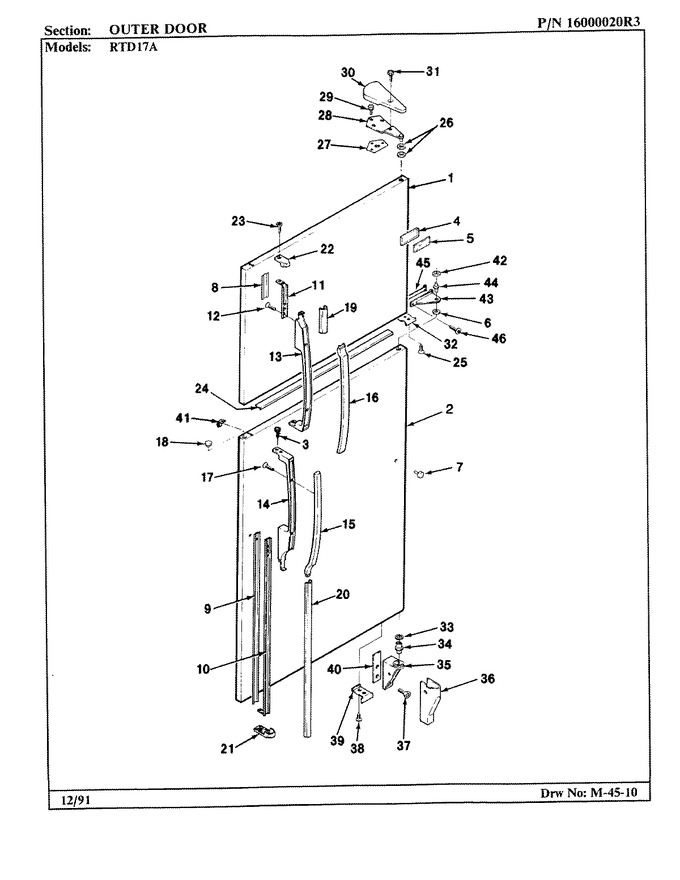 Diagram for RTD17A (BOM: AH31D)