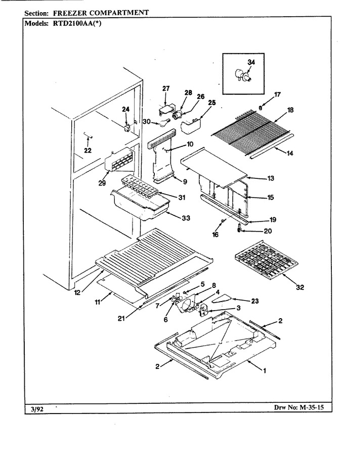 Diagram for RTD2100AAW (BOM: CH71B)