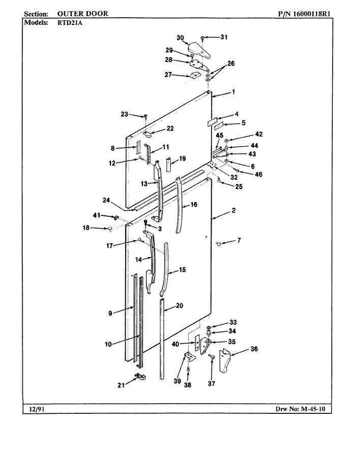 Diagram for RTD21A (BOM: AH71A)