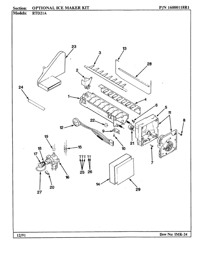 Diagram for RTD21A (BOM: AH71A)