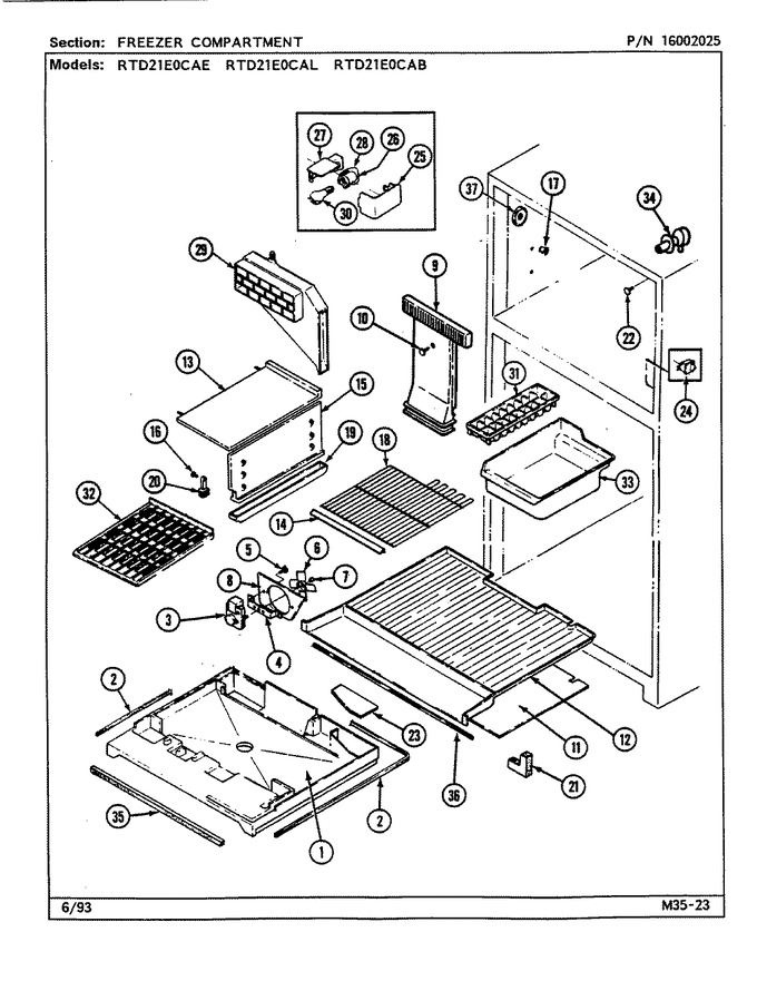 Diagram for RTD21E0CAL (BOM: DE89B)