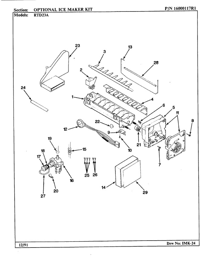 Diagram for RTD23A (BOM: AH93D)