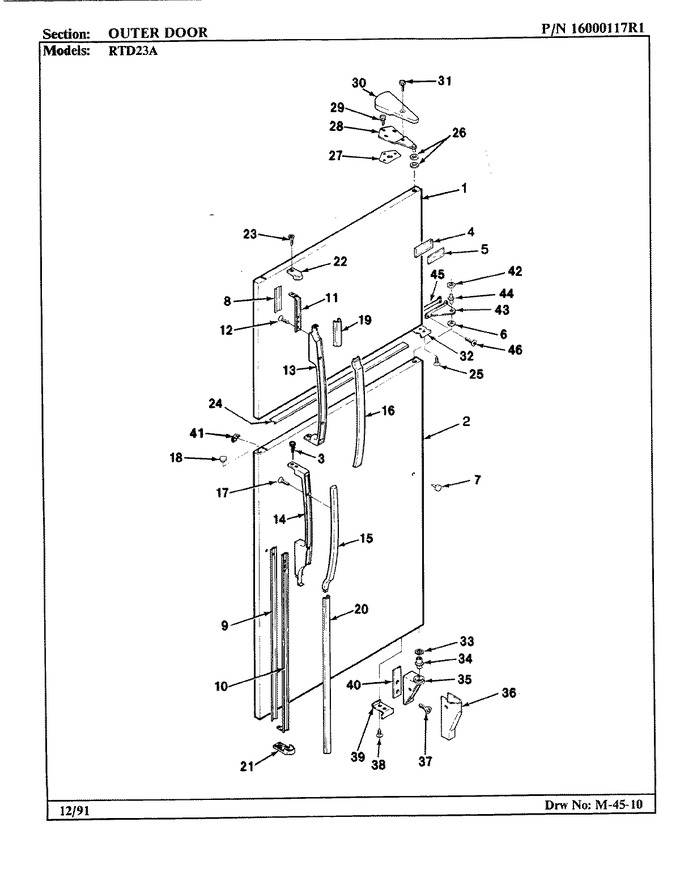 Diagram for RTD23A (BOM: BH93A)