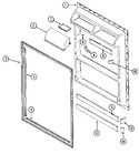 Diagram for 05 - Fresh Food Inner Door