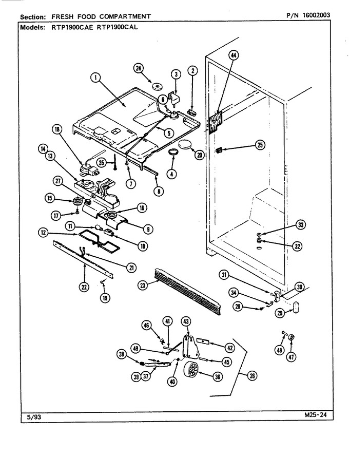 Diagram for RTP1900CAE (BOM: DH53A)
