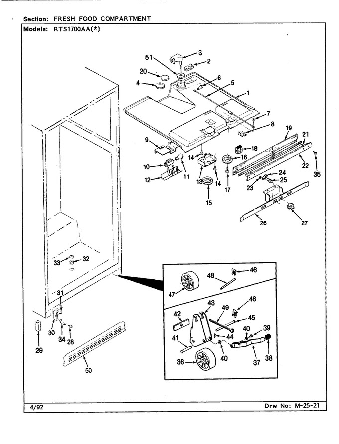 Diagram for RTS1700AAL (BOM: CH21A)
