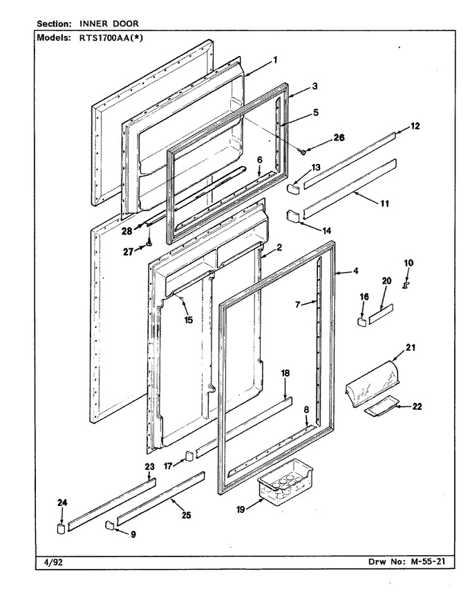 Diagram for RTS1700AAL (BOM: CH21B)