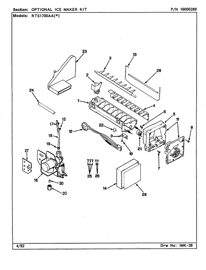 Diagram for RTS1700AAL (BOM: CH21B)