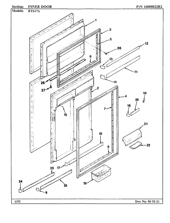 Diagram for RTS17A (BOM: BH21C)