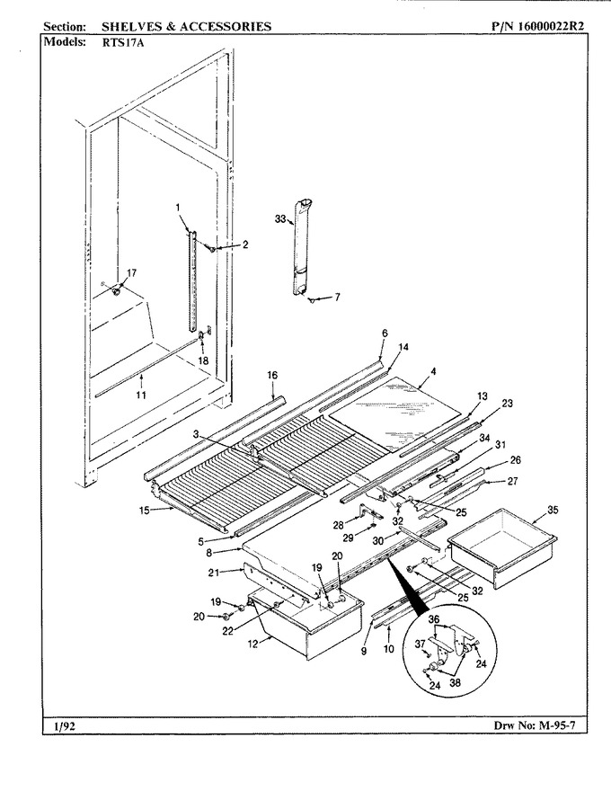 Diagram for RTS17A (BOM: BH21B)